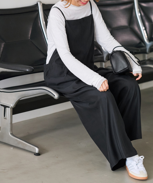 ≪WEB限定 / 追加≫キュプラツイルキャミサロペット 3（サロペット