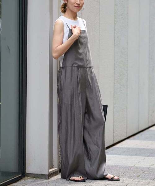 FRAMeWORK（フレームワーク）の「≪追加≫キュプラツイルキャミサロペット 3（サロペット/オーバーオール・レディース・グレー/ブラック・36/38）」の16枚目の写真