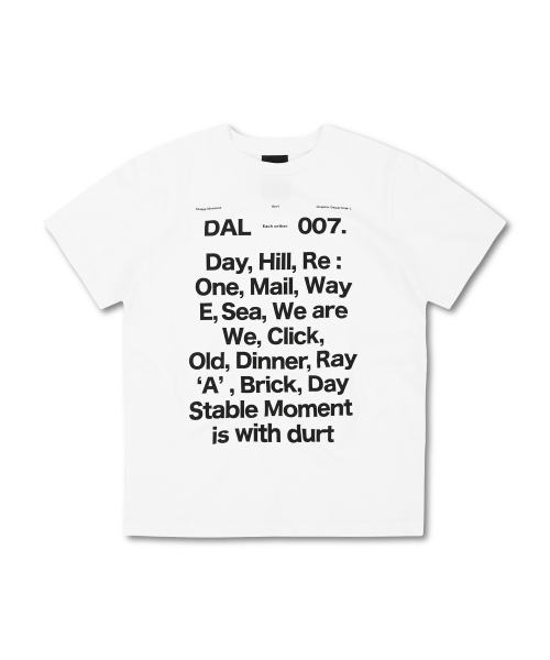 DURTの「OUR DAILY CROP TEE (WHITE)(Tシャツ/カットソー・レディース・その他・OS)」の2枚目の写真