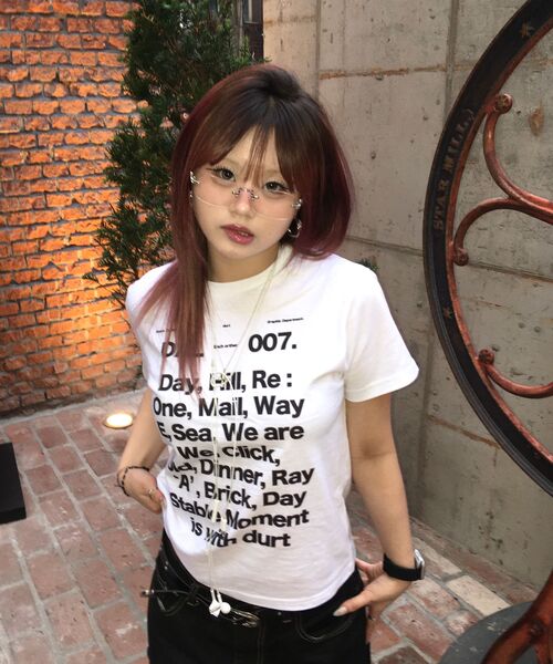 DURTの「OUR DAILY CROP TEE (WHITE)(Tシャツ/カットソー・レディース・その他・OS)」の5枚目の写真