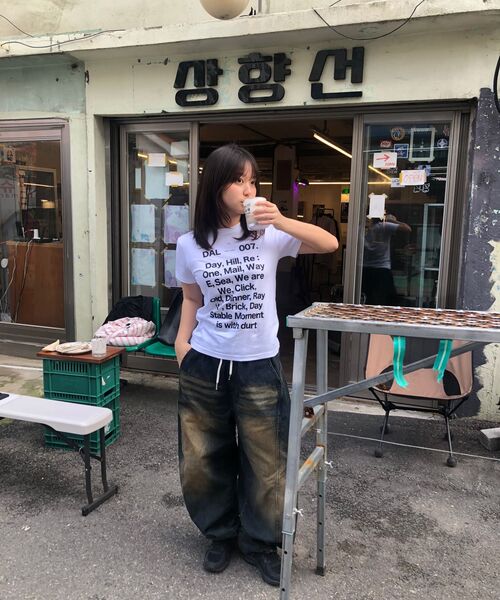 DURTの「OUR DAILY CROP TEE (WHITE)(Tシャツ/カットソー・レディース・その他・OS)」の14枚目の写真