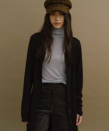 HOWUS（ホワス）の「FOND CARDIGAN ONE PIECE (BLACK)（ワンピース）」