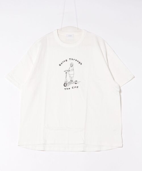 FOV(フォブ)の「フォブ Going Through Tシャツ(Tシャツ/カットソー・レディース・ブラック/ベージュ系その他/ホワイト・F)」の1枚目の写真