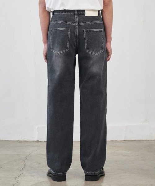 DECET(デケト)の「Dawn Semi Wide Jeans DCPT002CutBlack(デニムパンツ・レディース・その他・30/26/28/34)」の6枚目の写真