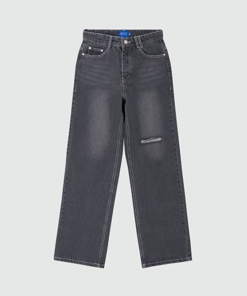 DECET(デケト)の「Dawn Semi Wide Jeans DCPT002CutBlack(デニムパンツ・レディース・その他・30/26/28/34)」の7枚目の写真