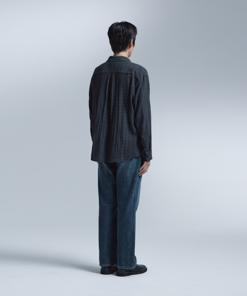 NONBLANK(ノンブランク)の「ギンガムチェックシャツ_GREY(シャツ/ブラウス・メンズ・グレー・MEDIUM/LARGE/X-LARGE)」の14枚目の写真
