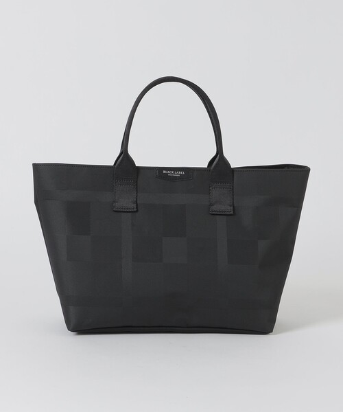 BLACK LABEL CRESTBRIDGE(ブラックレーベル・クレストブリッジ)の「【一部店舗限定】シャドーチェックランチトート(トートバッグ・メンズ・ブラック・FREE)」の6枚目の写真
