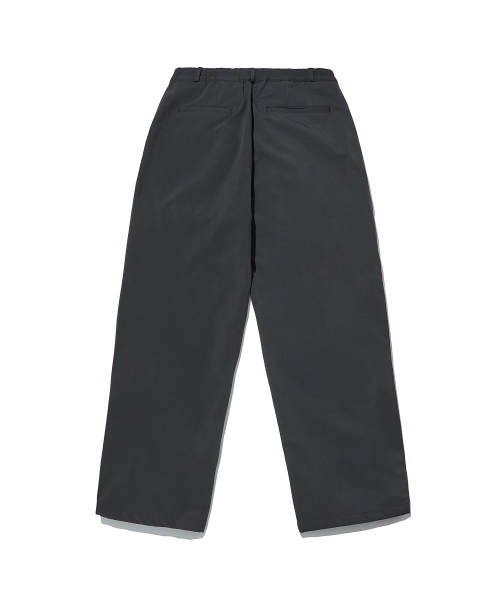 WANGGWAN(ワングァン)の「NDA90 ワイドフィット裏起毛ナイロンパンツ(ブラック)(スラックス・メンズ・その他・MEDIUM/LARGE)」の2枚目の写真