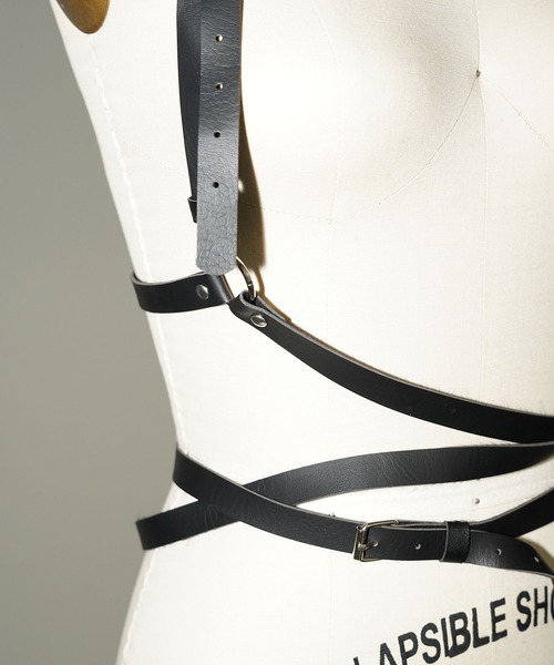 chuclla(チュクラ)の「クロスラインハーネス cha26s002(ベルト・レディース・ブラック・FREE)」の13枚目の写真