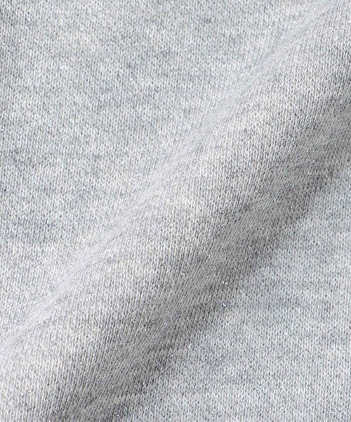 Jines（ジネス）の「ラメ裏毛ラグランスリーブトップス（Tシャツ/カットソー・レディース・グレー・38）」の11枚目の写真