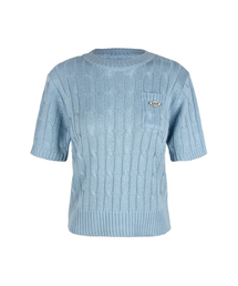 SAVE A DOG（セイブ ア ドッグ）の「Spring Pocket Metal Badge Knit（ニット/セーター）」