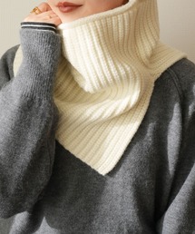 ニット リブ編み」に該当するネックウォーマー/スヌードファッション