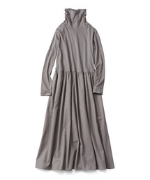 Live in comfort（リブインコンフォート）の「リブ　イン　コンフォート　コットン１００％がうれしい！　重ね着を楽しむタートルネックインナーワンピース（ワンピース）」