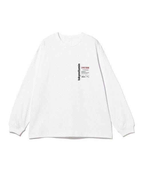 BEAMS T(ビームスティー)の「tokyovitamin / Long Sleeve T-Shirt(Tシャツ/カットソー・メンズ・ホワイト・SMALL/MEDIUM/LARGE/X-LARGE)」の2枚目の写真