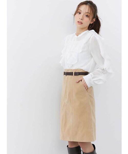 MERCURYDUO レースブラウス MERCURYDUO（マーキュリーデュオ） ブラウス シャツ 2WAYバックリボン