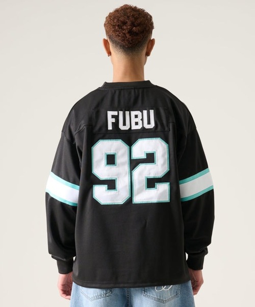 FUBU（ フブ）の「FUBU-Football Shirts（Tシャツ/カットソー・メンズ・ブラック・L/M）」の3枚目の写真