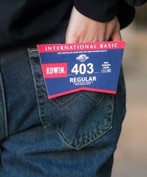 【EDWIN/エドウィン】【誇りの日本製・13.75oz】403 スタンダードストレート アンティークウォッシュ 原点回帰のRING糸