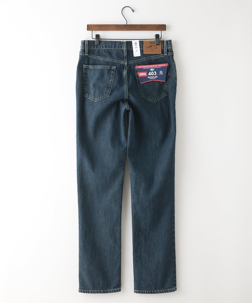EDWIN(エドウィン)の「【EDWIN/エドウィン】【誇りの日本製・13.75oz】403 スタンダードストレート アンティークウォッシュ 原点回帰のRING糸(デニムパンツ・メンズ・ブルー系その他・33inch/32inch/31inch/30inch/28inch/36inch/35inch/34inch/29inch)」の3枚目の写真
