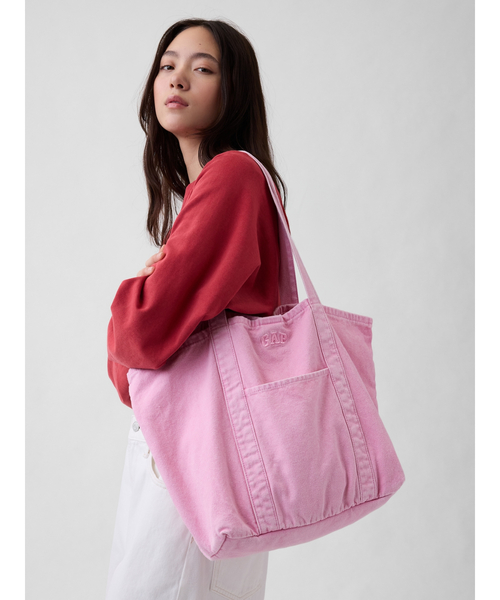 GAP（ギャップ）の「GAPロゴ トートバッグ（トートバッグ・レディース・ピンク系その他/ブラック/ブルー/ブラック系その他/イエロー/グリーン/ピンク・ONE SIZE）」の8枚目の写真