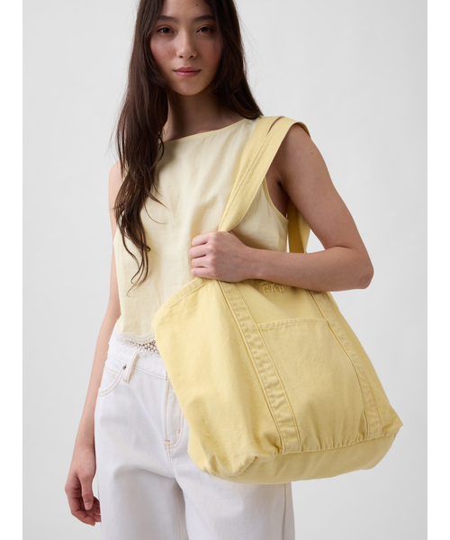 GAP（ギャップ）の「GAPロゴ トートバッグ（トートバッグ・レディース・ピンク系その他/ブラック/ブルー/ブラック系その他/イエロー/グリーン/ピンク・ONE SIZE）」の6枚目の写真