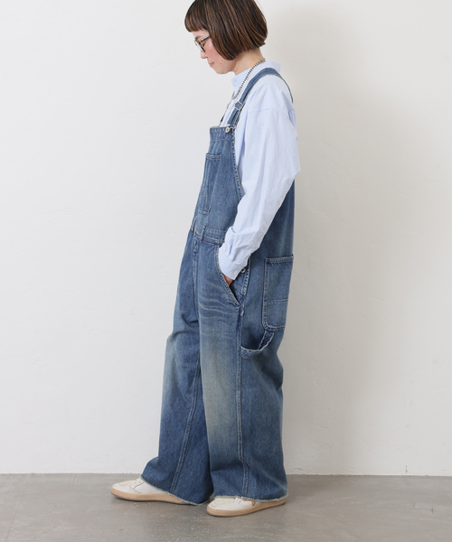 JOURNAL STANDARD LUXE（ジャーナルスタンダード　ラックス）の「11OZデニムオーバーオール（サロペット/オーバーオール・レディース・ネイビー・FREE）」の2枚目の写真
