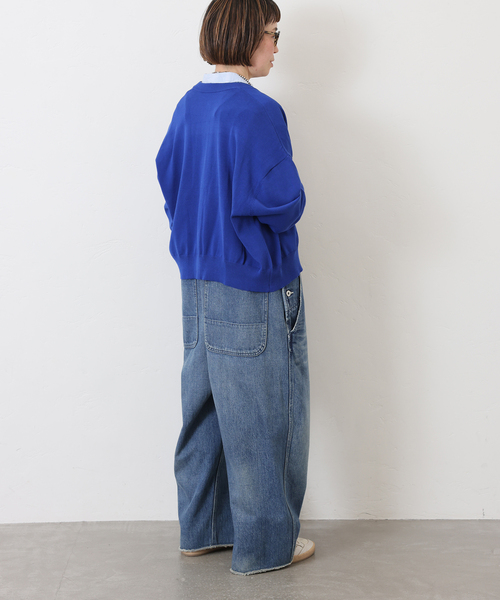 JOURNAL STANDARD LUXE（ジャーナルスタンダード　ラックス）の「11OZデニムオーバーオール（サロペット/オーバーオール・レディース・ネイビー・FREE）」の6枚目の写真