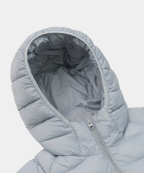 EXCONTAINER(エックスコンテナ)の「ライトウェイトフードパディングジャケット (SKY BLUE)(ダウンベスト・メンズ・その他・SMALL/X-LARGE/LARGE/MEDIUM)」の13枚目の写真