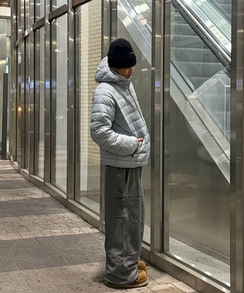 EXCONTAINER(エックスコンテナ)の「ライトウェイトフードパディングジャケット (SKY BLUE)(ダウンベスト・メンズ・その他・SMALL/X-LARGE/LARGE/MEDIUM)」の6枚目の写真