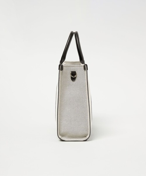 UNITED ARROWS(ユナイテッドアローズ)の「キャンバスコンビ スクエア トートバッグ(トートバッグ・レディース・ブラック/ブラウン・FREE)」の17枚目の写真