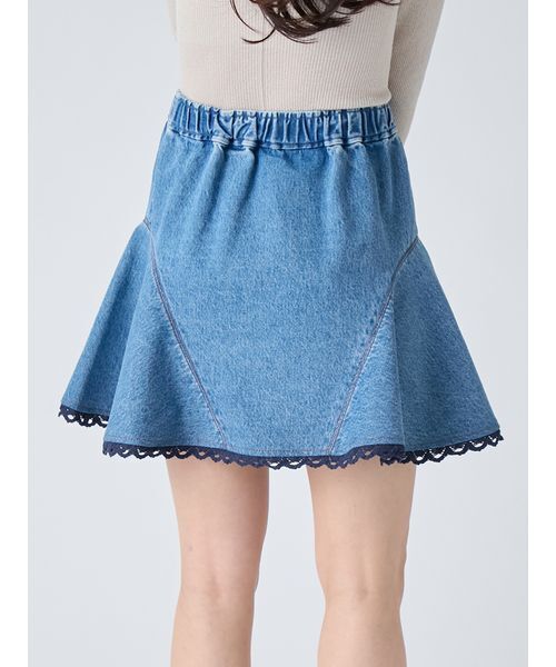 LILY BROWN（リリーブラウン）の「フレアミニスカート（スカート・レディース・ボルドー/ブラック/ブルー・F）」の6枚目の写真