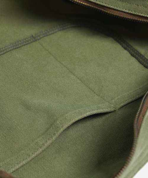 FRIZMWORKS（フリズムワークス）の「HEAVY CANVAS SHOULDER BAG _ OLIVE（ショルダーバッグ・レディース・その他・ONE SIZE）」の7枚目の写真