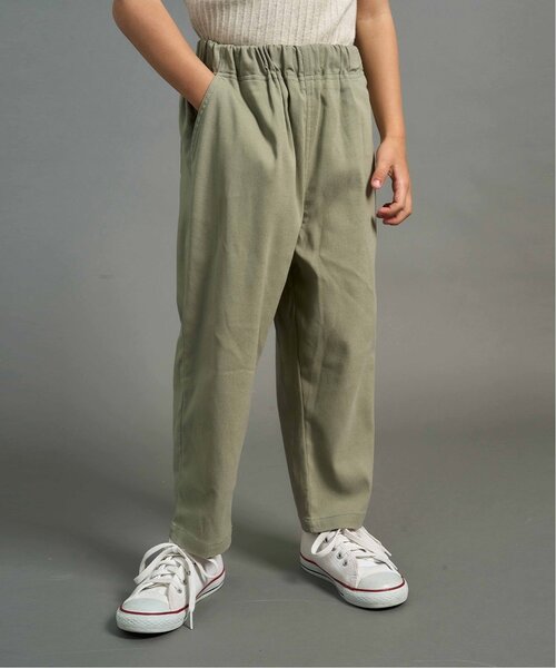 b・ROOM（ビールーム）の「ゆったりシルエットのテーパードパンツ（その他パンツ・キッズ・ベージュ/カーキ/ブラウン/チャコール・110cm/100cm/150cm/140cm/130cm/120cm）」の4枚目の写真