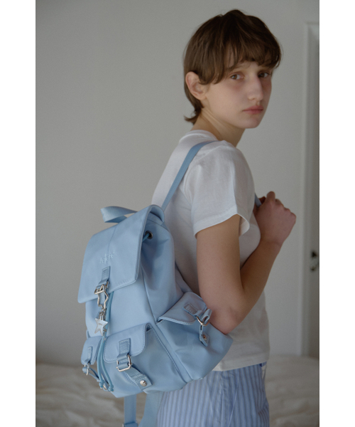 LETERIE(レテリー)の「LETERIE POCKET BACKPACK_BLUE(バックパック/リュック・レディース・ブルー・FREE)」の1枚目の写真