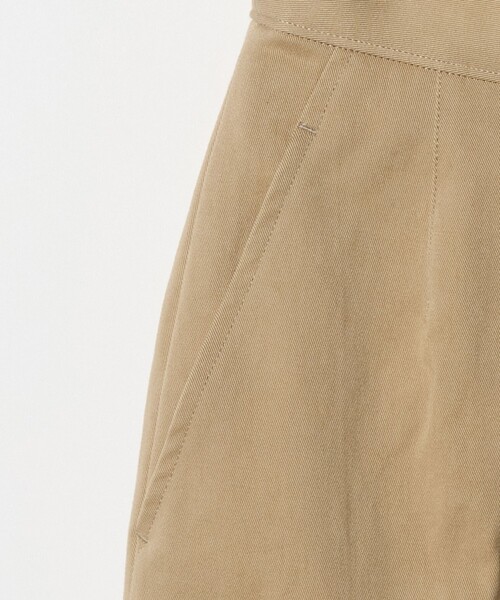 6（ロク）の「＜6(ROKU)＞コットン ハイウエスト パンツ（その他パンツ・レディース・ベージュ/オフホワイト・36/34/38）」の13枚目の写真