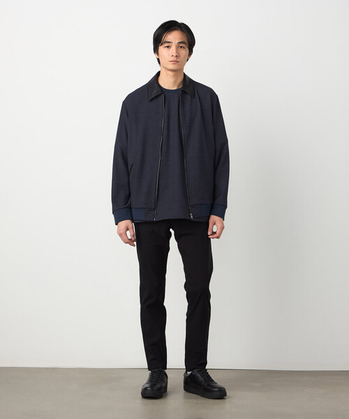 COMME CA ISM(コムサイズム)の「デニムライクストレッチ 5分袖プルオーバー(Tシャツ/カットソー・メンズ・ネイビー/ネイビー系・LARGE/MEDIUM)」の5枚目の写真
