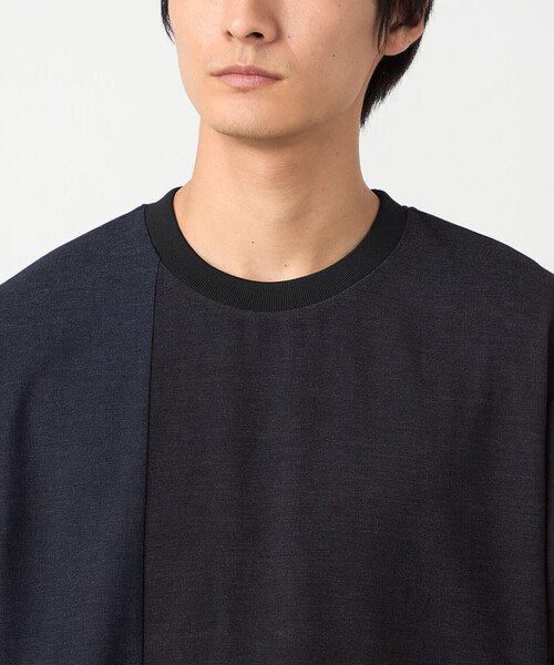COMME CA ISM(コムサイズム)の「デニムライクストレッチ 5分袖プルオーバー(Tシャツ/カットソー・メンズ・ネイビー/ネイビー系・LARGE/MEDIUM)」の14枚目の写真