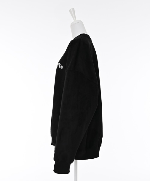 Narcissus（ナルシス）の「【ユニセックス】スエードスウェット/刺繍ロゴ（スウェット・レディース・ブラック/キャメル・FREE）」の7枚目の写真