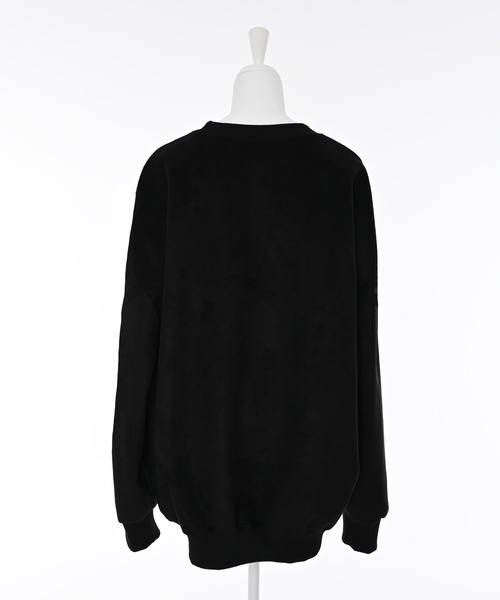 Narcissus（ナルシス）の「【ユニセックス】スエードスウェット/刺繍ロゴ（スウェット・レディース・ブラック/キャメル・FREE）」の8枚目の写真