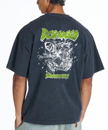 DC/ディーシー 半袖 Tシャツ バックプリント 古着風 ヴィンテージ加工 DST262011
