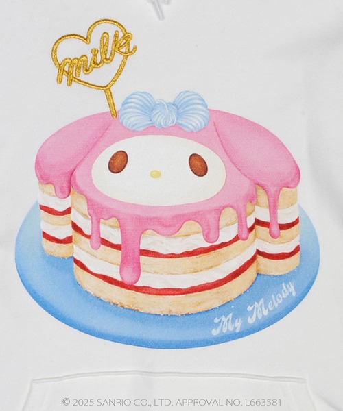 MILK(ミルク)の「マイメロ ケーキパーカー(パーカー・レディース・A/B・FREE)」の6枚目の写真