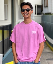 HELLY HANSEN（ヘリーハンセン）の「【HELLY HANSEN】S/S HH Line Back Print Logo Tee（Tシャツ/カットソー）」
