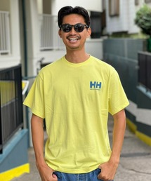 HELLY HANSEN（ヘリーハンセン）の「【HELLY HANSEN】S/S HH Line Back Print Logo Tee（Tシャツ/カットソー）」