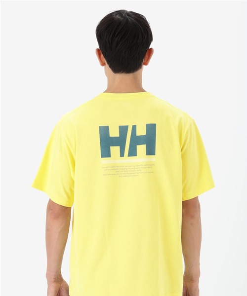 HELLY HANSEN(ヘリーハンセン)の「【HELLY HANSEN】S/S HH Line Back Print Logo Tee(Tシャツ/カットソー・メンズ・ブルー/ピンク/ライム/ホワイト/ブラック・MEDIUM/X-LARGE/LARGE)」の3枚目の写真