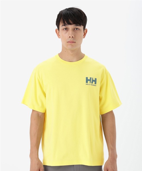 HELLY HANSEN（ヘリーハンセン）の「【HELLY HANSEN】S/S HH Line Back Print Logo Tee（Tシャツ/カットソー・メンズ・ブルー/ピンク/ライム/ホワイト/ブラック・MEDIUM/X-LARGE/LARGE）」の13枚目の写真