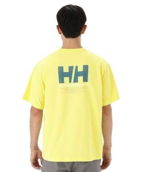 HELLY HANSEN（ヘリーハンセン）の「【HELLY HANSEN】S/S HH Line Back Print Logo Tee（Tシャツ/カットソー・メンズ・ブルー/ピンク/ライム/ホワイト/ブラック・MEDIUM/X-LARGE/LARGE）」の12枚目の写真