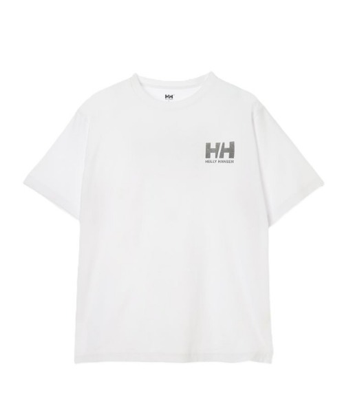 HELLY HANSEN（ヘリーハンセン）の「【HELLY HANSEN】S/S HH Line Back Print Logo Tee（Tシャツ/カットソー・メンズ・ブルー/ピンク/ライム/ホワイト/ブラック・MEDIUM/X-LARGE/LARGE）」の6枚目の写真