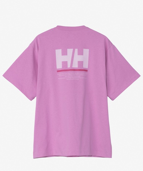 HELLY HANSEN（ヘリーハンセン）の「【HELLY HANSEN】S/S HH Line Back Print Logo Tee（Tシャツ/カットソー・メンズ・ブルー/ピンク/ライム/ホワイト/ブラック・MEDIUM/X-LARGE/LARGE）」の14枚目の写真
