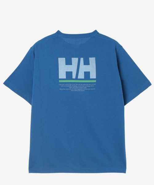 HELLY HANSEN（ヘリーハンセン）の「【HELLY HANSEN】S/S HH Line Back Print Logo Tee（Tシャツ/カットソー・メンズ・ブルー/ピンク/ライム/ホワイト/ブラック・MEDIUM/X-LARGE/LARGE）」の16枚目の写真