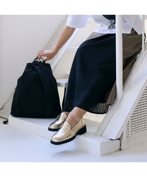 D'ICI(ディッシィ)の「ボリュームソールソフトローファー(ローファー・レディース・アイボリー/ブラック・24.5cm/24cm/23.5cm/23cm/22.5cm)」の7枚目の写真