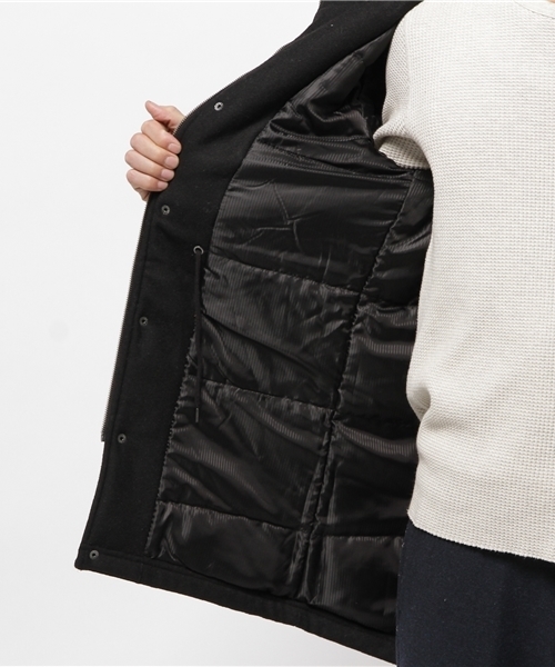 OUTLET（アウトレット）の「【WHO'S WHO gallery】GGメルトンサーモライトモッズ（モッズコート・メンズ・ベージュ/ブラック/グレー・MEDIUM/LARGE）」の11枚目の写真